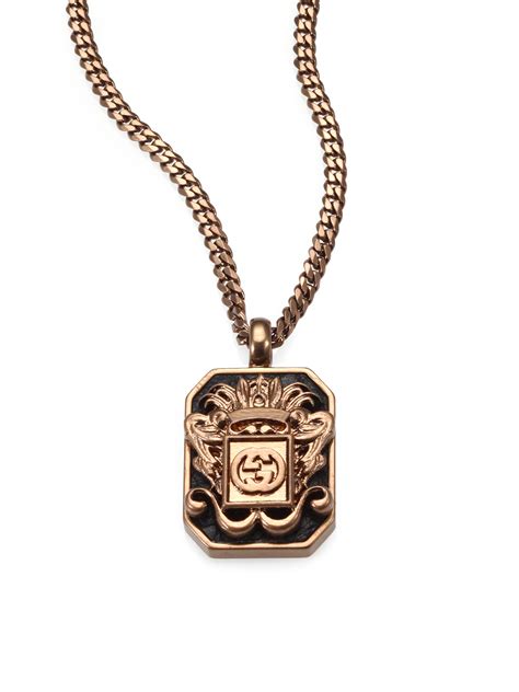 mens gucci jewellery|Gucci gold necklace men's.